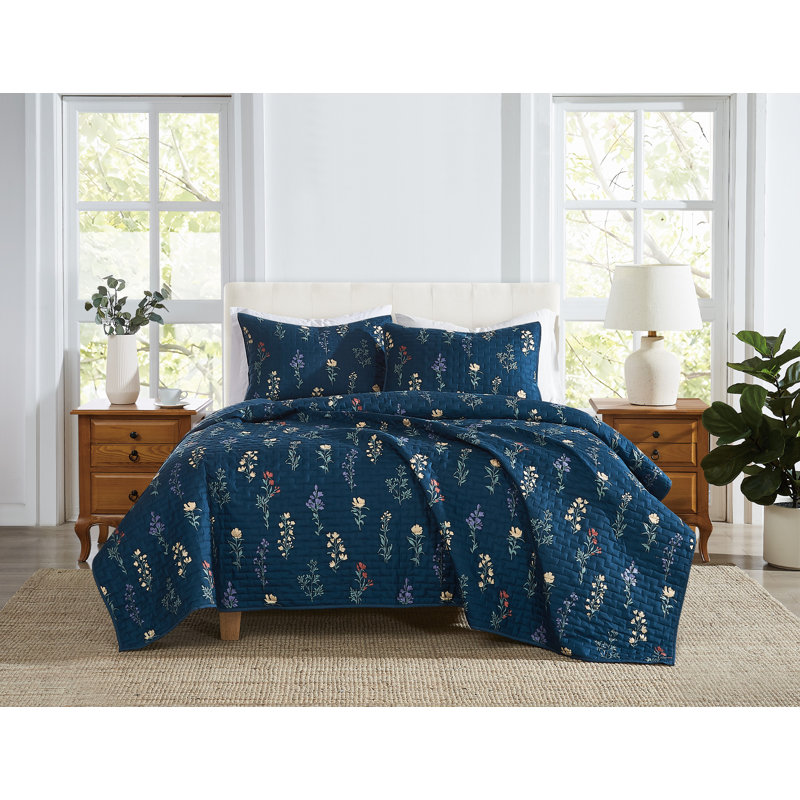 Ensemble de courtepointe Cannon Avery, Courtepointe pour grand lit + 2 taies décoratives