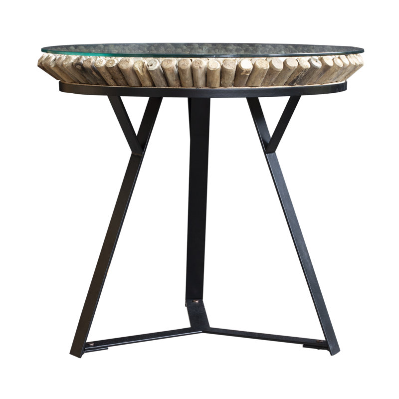 Josannah Cross Legs End Table
