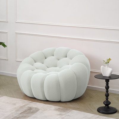  Fauteuil d'appoint rembourré 48,43 po Cenie, sans assemblage requis