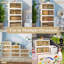 Grands bacs de rangement empilables avec couvercles-111089989