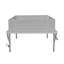  Lit mezzanine Gaming avec bureau et DEL, gris-446572639