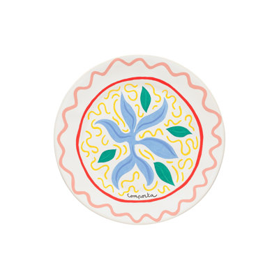 Summer Bliss Handmade Stoneware Dinner Plate