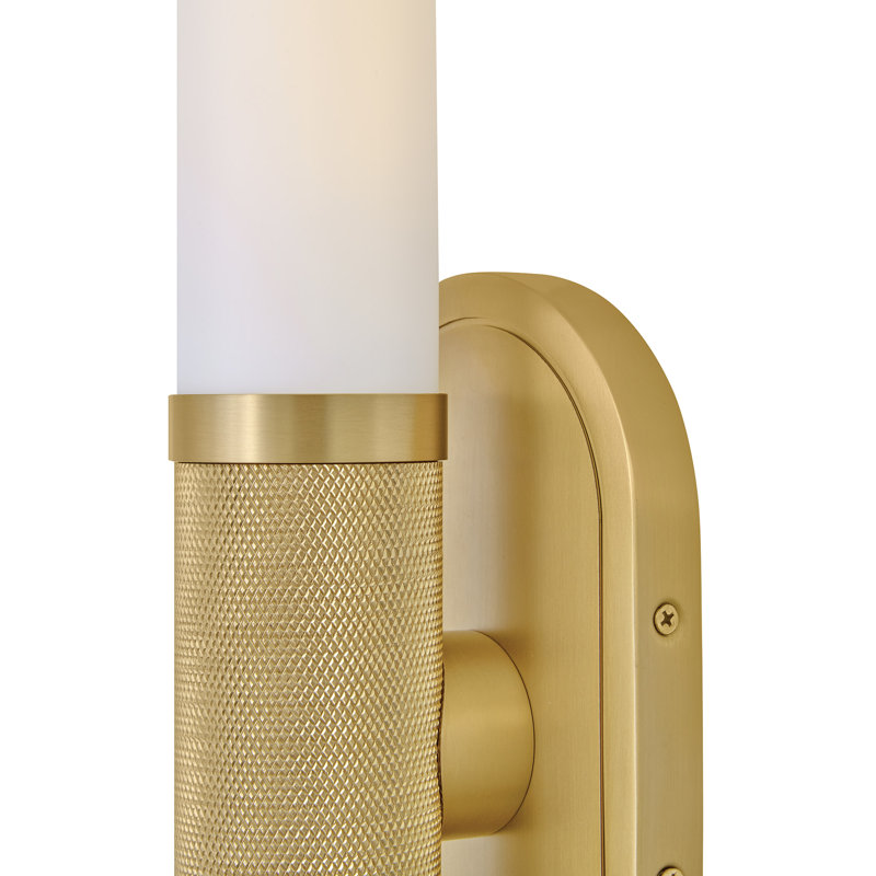 Grande applique à deux lumières Hinkley Thayer, Lacquered Brass
