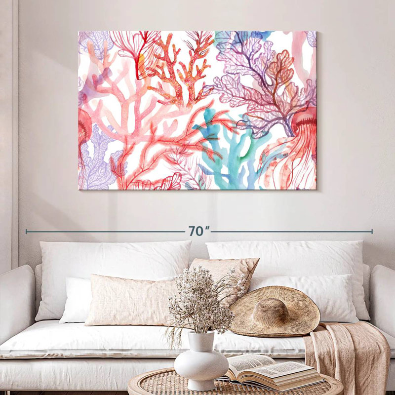 Corals, 32" H x 48" W