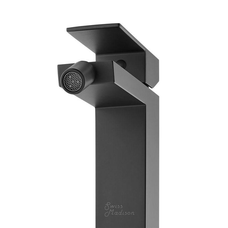 Robinet de bidet Concorde, Noir mat