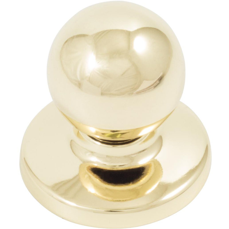 Poignée ronde moulée sous pression 1,25 po de diamètre, Chrome poli