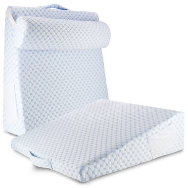 Chickamauga Bed Wedge Pillow for Sleeping Washable Cover, Inclined Mattress Elevator for Neck & Back Pain Alwyn Home Size: Queen