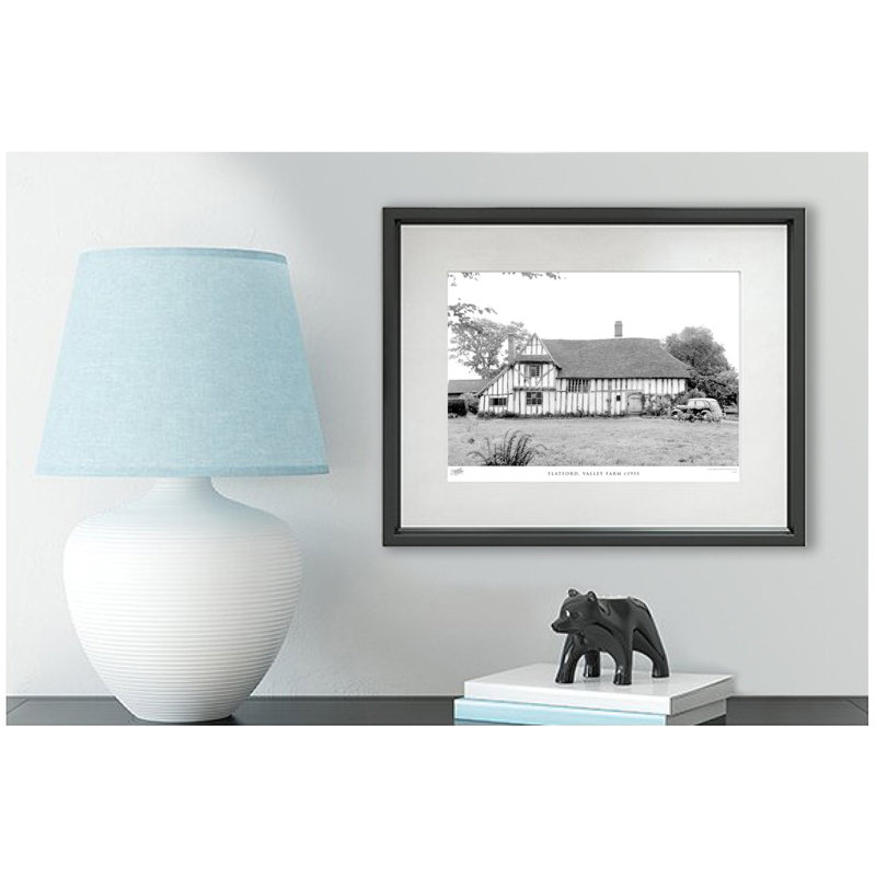 Flatford, Valley Farm C1955 by Francis Frith - Single Picture Frame Print, 40cm H x 50cm W x 2.3cm D