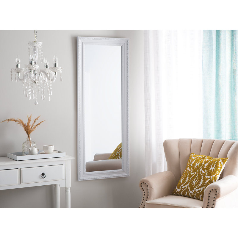 Mcneil Flat Wall Mirror, White