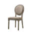 Chaise d'appoint en tissu (ensemble de 2)