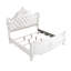Lit de style moderne Opulence en bois blanc perle-459101215
