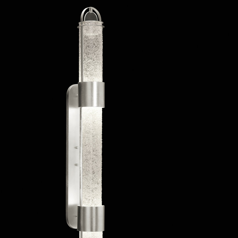 Bond 4 - Light LED Wallchiere, Clear, Silver