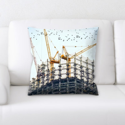 Microsuede Throw Pillow