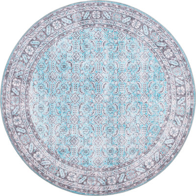 Tapis oriental bleu