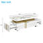 Table basse à roulettes avec rangement Maryjoan-302125163