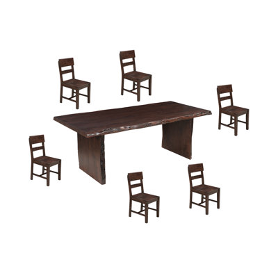 Solid Wood Live Edge Dining Table
