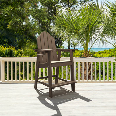 Chaise Adirondack en plastique Dutta