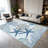 1PC Coastal Nautical Ocean Coral Starfish area rugs for Living Room, Soft and Comfortable, Suitable for all seasons, easy-to-maintain, machine washable Indoor floor mat, Under Table Farmhouse suitable for dining space, bedroom, entryway, patio-129365905