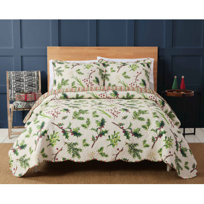 Balsam & Berries 100% Cotton Quilt Set