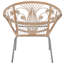 Fauteuil d'appoint en rotin Carlson