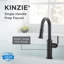 Robinet de préparation rétractable à poignée simple Kinzie-53750107