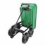 Camion à benne basculante pliante en poly pour voiture avec cadre en acier, 10 pouces. Pneumatique, capacité de 300 lb, corps 55 L, vert