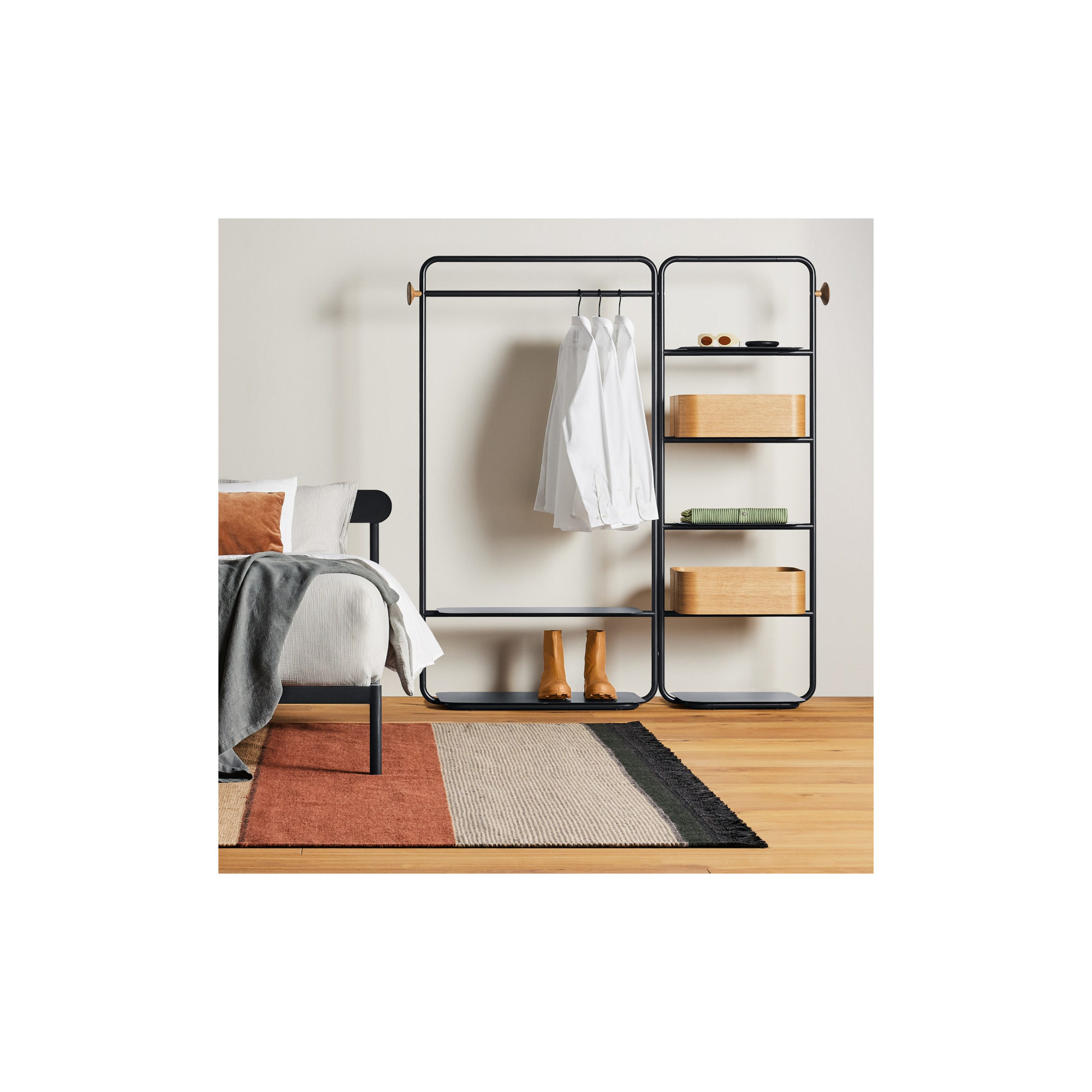 Garden Party Wardrobe Freestanding Clothing Racks, Oblivion