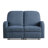 Hallstead Manual Reclining Loveseat 58.3 Soft Modern Curved Arm Pocket Coil Comfort Easy Assembly-1131436235