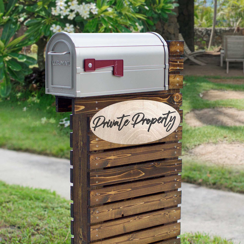 Enseigne de propriété privée