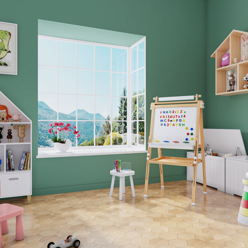Basile Mack + Milo Adjustable Wood Board Easel