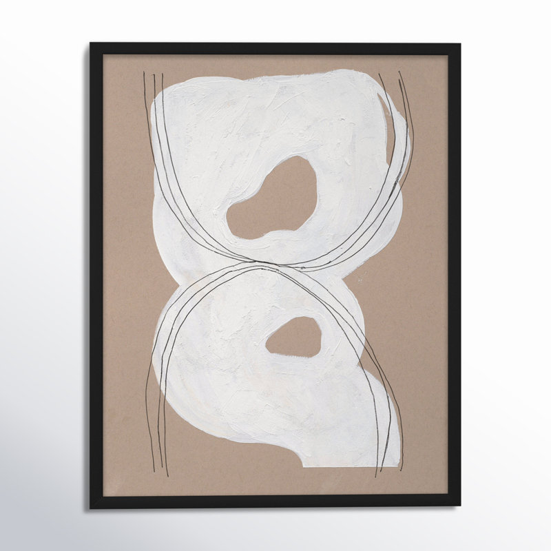Free Form 1 Painting by Andrea Stokes, Black, 20" H x 16" W x 1.25" D
