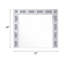 Miroir décoratif 32 "x28" Noralie