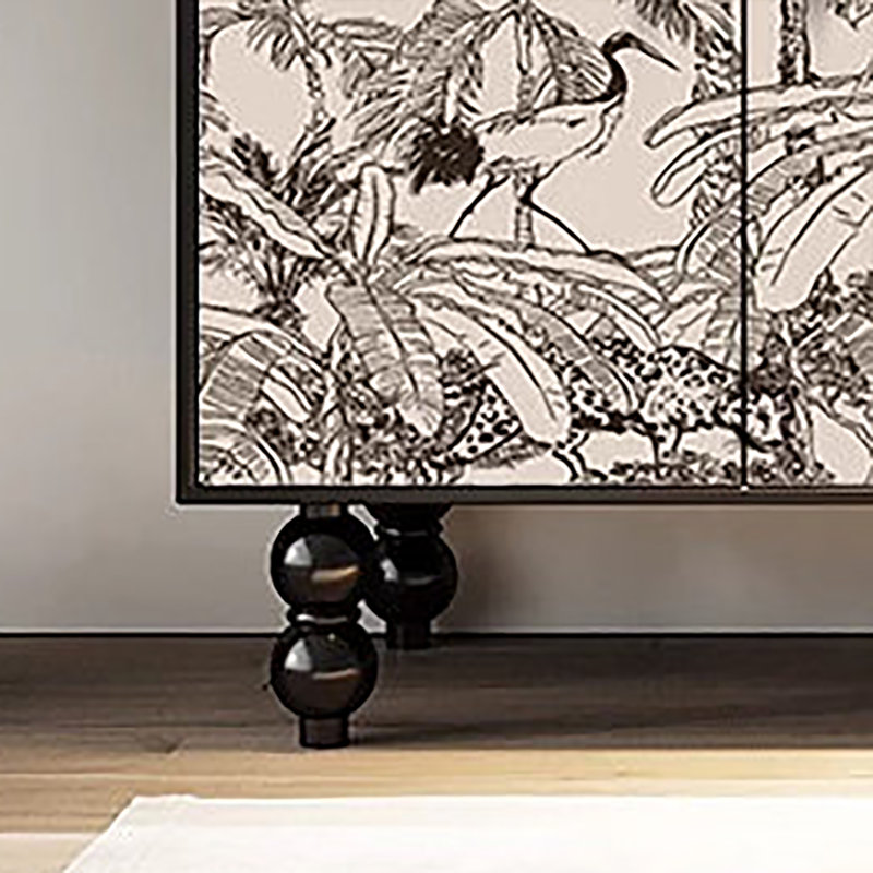 Buffet léger de luxe rétro avec art français