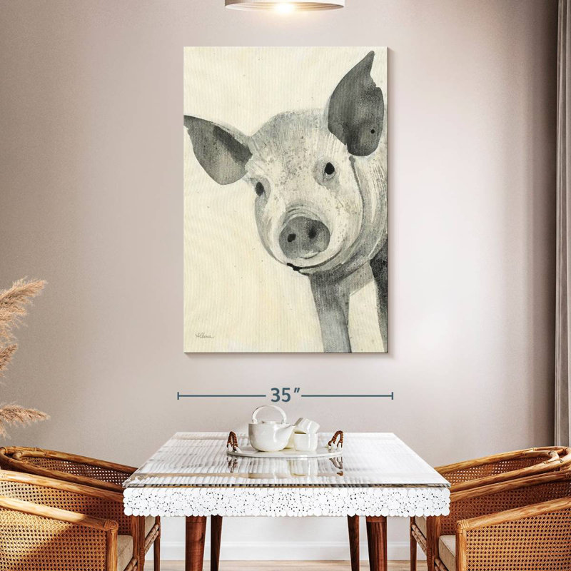 Brampt Oink, 51" H x 34" W