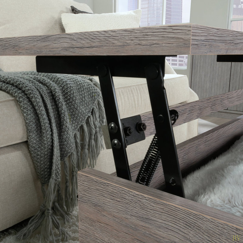 Table basse à plateau relevable