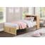 Modern Platform Bed Bookcase Headboard Wooden Bedroom Furniture 1Pc