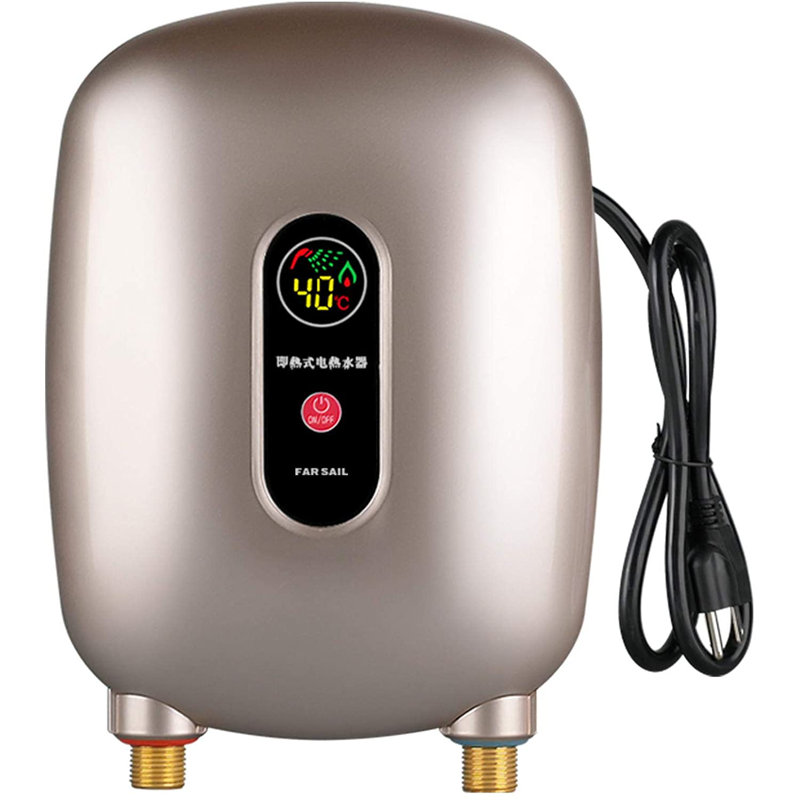 110 Electric Tankless Water Heater, Gold