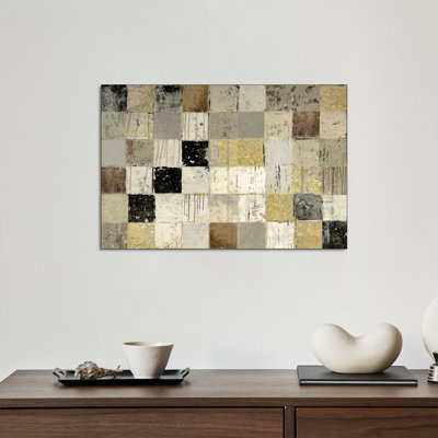 Steelpix Metal Canvas -  African Mosaic I By Edward Selkirk Wall Art Print