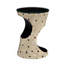 Eclectic Glass Drum End Table-63402548
