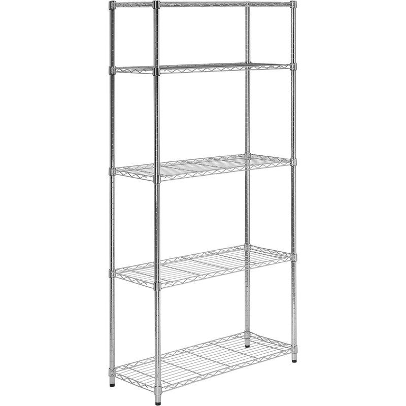 Malakaj 36'' W Metal Shelving Unit