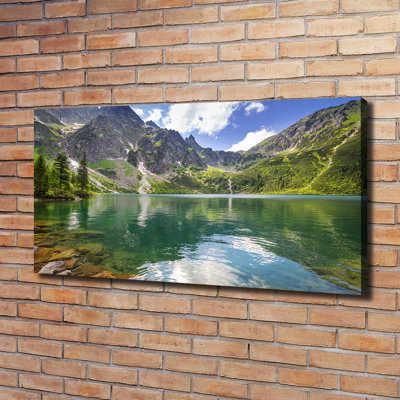Sea Eye Of The Tatra Mountains - Wrapped Canvas Print