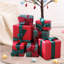 Ensemble de 7 décorations de Noël mat sous un arbre-390108122