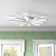 Jackeline Modern Unique V-Shaped 5-Light Ceiling Flush Light