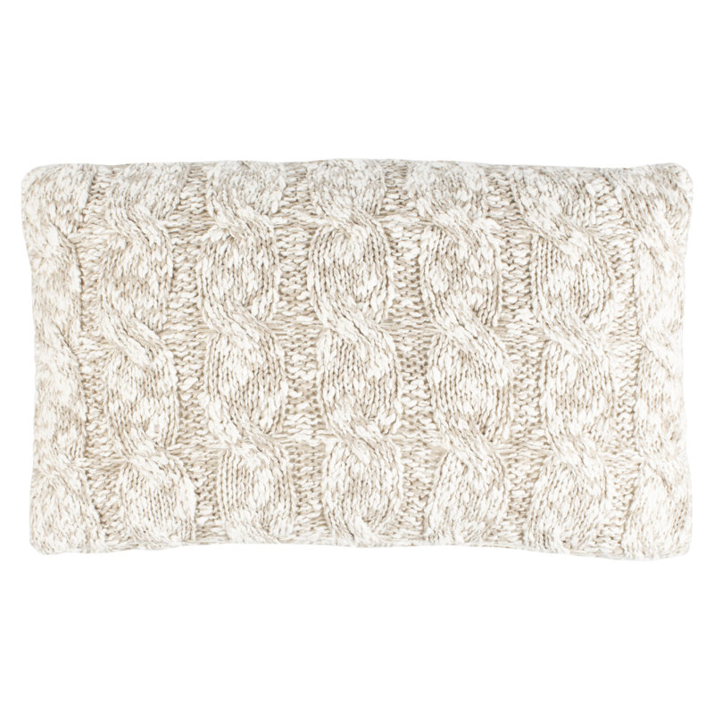  Lumbar Pillow Cover & Insert, 12" x 20"