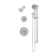 Dia HydroMersion Double Handle Shower System with Hand Spray