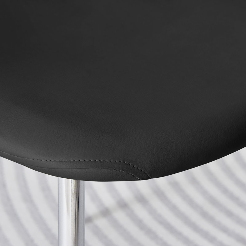 Ensemble de salle à manger extensible 6 places Everson, Noir / argent, 7 pièces : table, 6 chaises