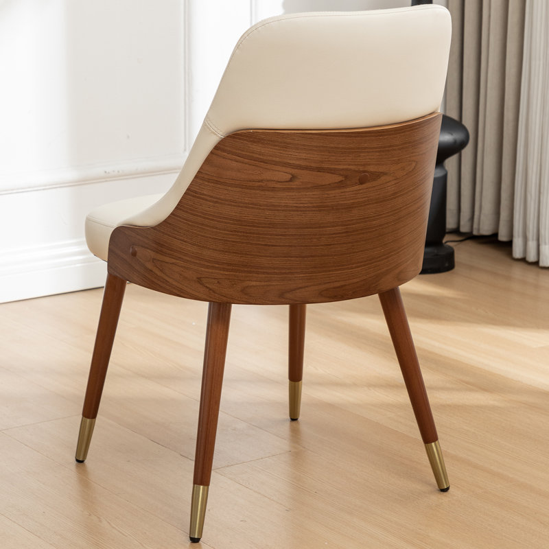 Upholstered Parsons Chair, Beige