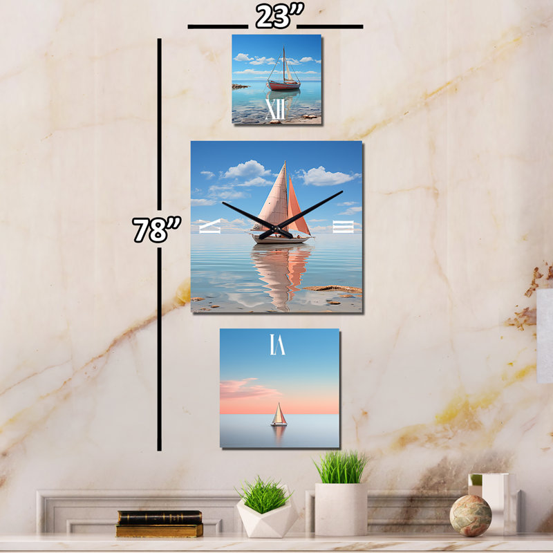 Makenzee Metal Wall Clock