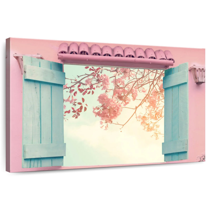 Lilie Sakura Window View, 16" H x 24" W