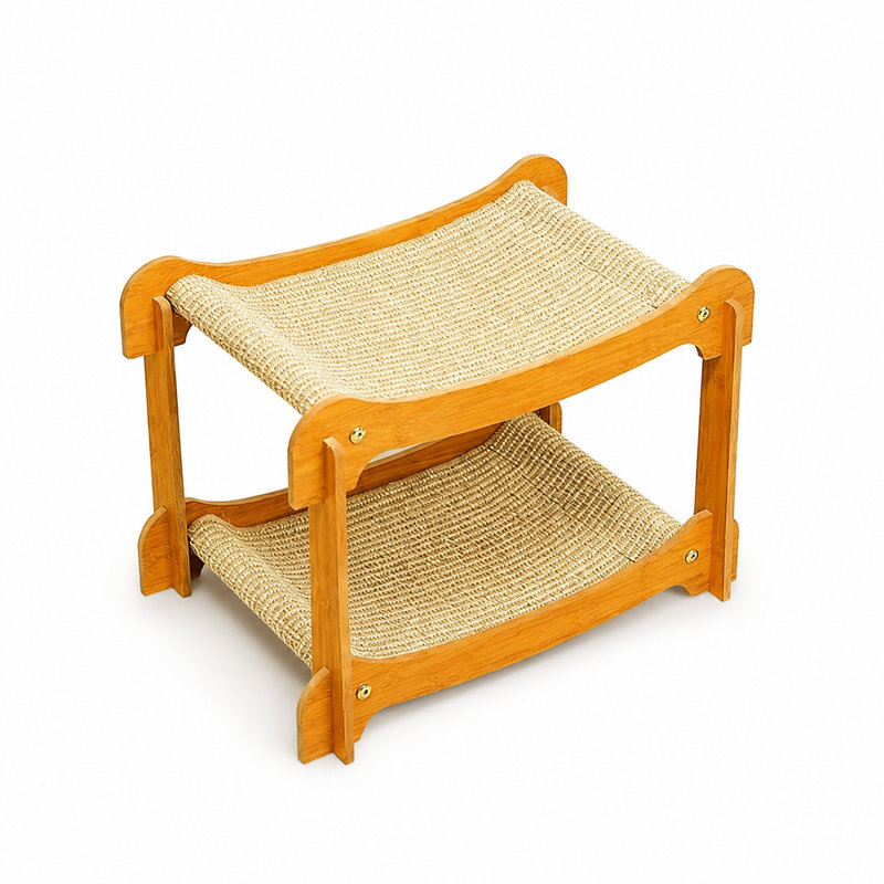 Lit à griffes en sisal, Grande taille: L 24,02 po x l 14,57 po